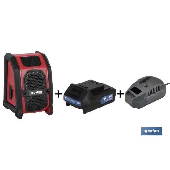 Comprar PACK DE ALTAVOZ BLUETOOTH, BATERIA  Cofan | almacendeferreteriacor.es