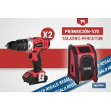 Comprar PACK DE TALADRO PERCUTOR (2 UDS.) Y Cofan | almacendeferreteriacor.es