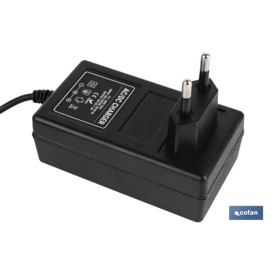 Comprar CARGADOR DE BATERÍA 25V 1,3A TIJERA Cofan | almacendeferreteriacor.es