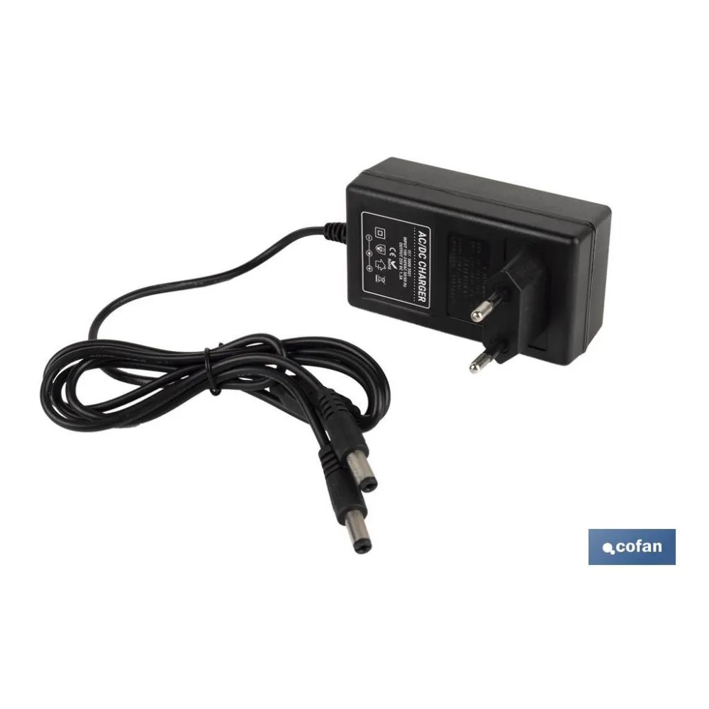 Comprar CARGADOR DE BATERÍA 25V 1,3A TIJERA Cofan | almacendeferreteriacor.es