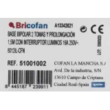 Comprar BASE BIPOLAR 2 TOMAS Y PROLONGACIÓN Cofan | almacendeferreteriacor.es