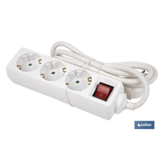 Comprar BASE MÚLTIPLE 3T. 1,4M CABLE C/INT. Cofan | almacendeferreteriacor.es