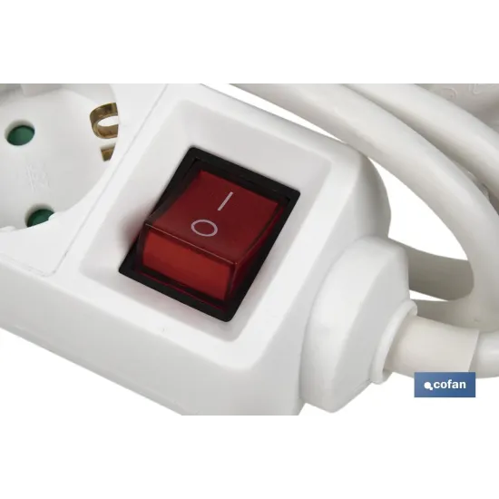 Comprar BASE MÚLTIPLE 4T. 1,4M CABLE C/INT. Cofan | almacendeferreteriacor.es