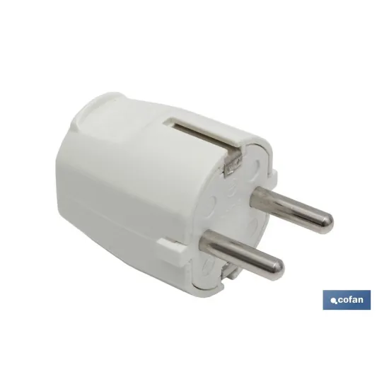 Comprar CLAVIJA BIPOLAR BLANCA (16A-250V) ( Cofan | almacendeferreteriacor.es
