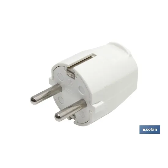 Comprar CLAVIJA BIPOLAR BLANCA (16A-250V) ( Cofan | almacendeferreteriacor.es