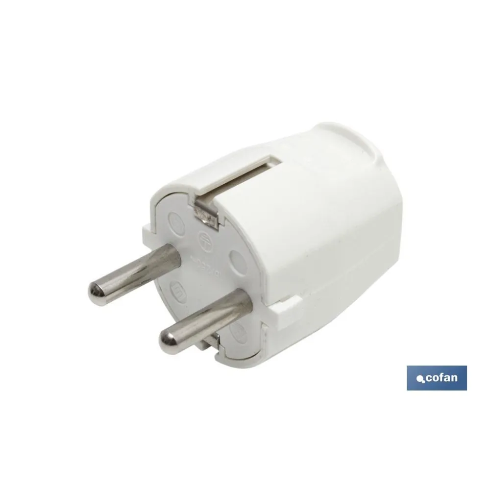 Comprar CLAVIJA BIPOLAR BLANCA (16A-250V) ( Cofan | almacendeferreteriacor.es
