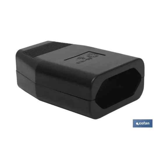 Comprar BASE ENCHUFE BIPOLAR AEREA NEGRA (1 Cofan | almacendeferreteriacor.es