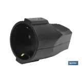 Comprar BASE ENCHUFE AEREA NEGRA (16A-250V) Cofan | almacendeferreteriacor.es