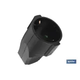 Comprar BASE ENCHUFE AEREA NEGRA (16A-250V) Cofan | almacendeferreteriacor.es
