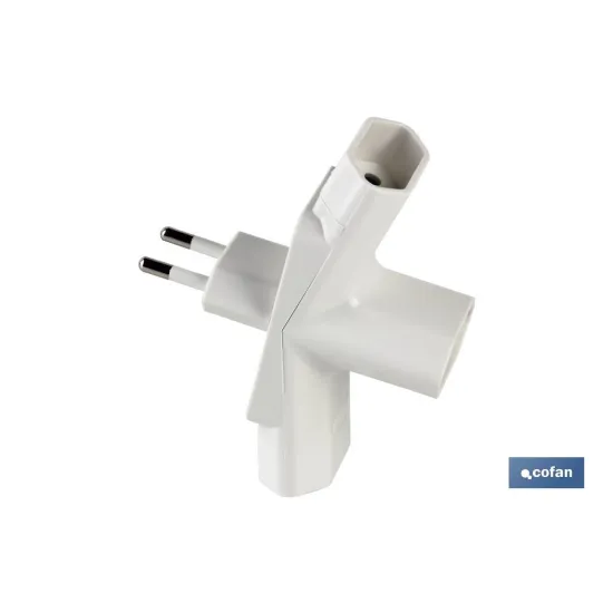 Comprar ADAPTADOR MULTIVIA 3 VIAS (10A-250V Cofan | almacendeferreteriacor.es
