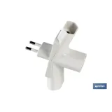 Comprar ADAPTADOR MULTIVIA 3 VIAS (10A-250V Cofan | almacendeferreteriacor.es