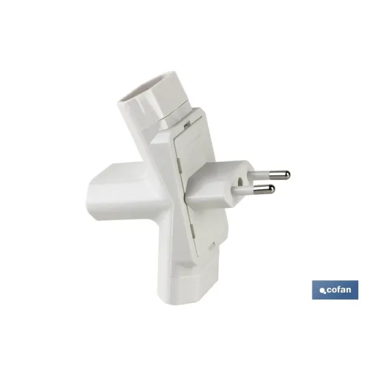 Comprar ADAPTADOR MULTIVIA 3 VIAS (10A-250V Cofan | almacendeferreteriacor.es