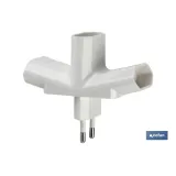 Comprar ADAPTADOR MULTIVIA 3 VIAS (10A-250V Cofan | almacendeferreteriacor.es
