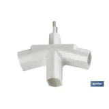 Comprar ADAPTADOR MULTIVIA 3 VIAS (10A-250V Cofan | almacendeferreteriacor.es