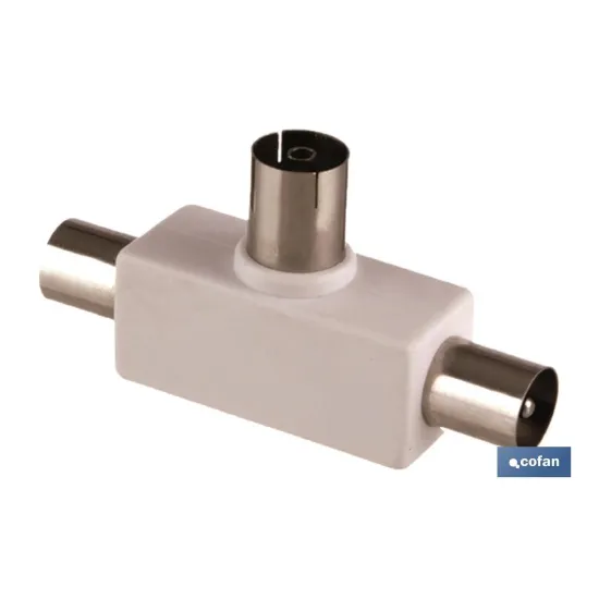 Comprar ADAPTADOR ANTENA T 1 MACHO 2 HEMBRA Cofan | almacendeferreteriacor.es