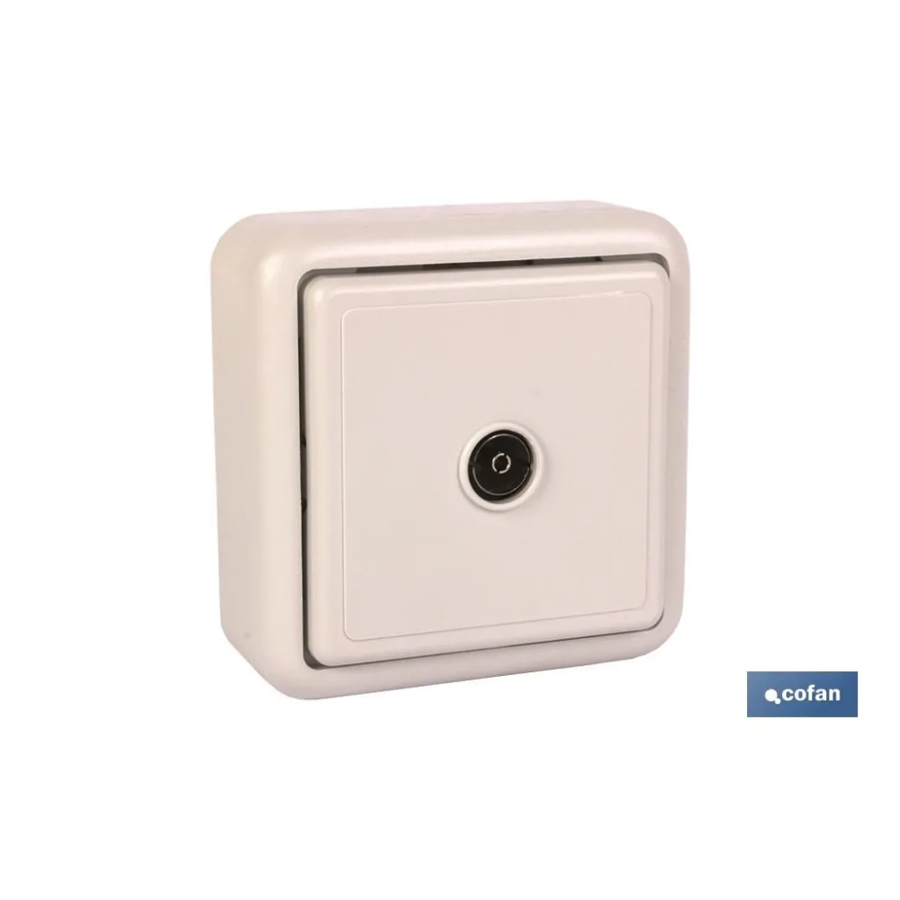 Comprar BASE ANTENA 1 TOMA (HEMBRA) (PACK:  Cofan | almacendeferreteriacor.es