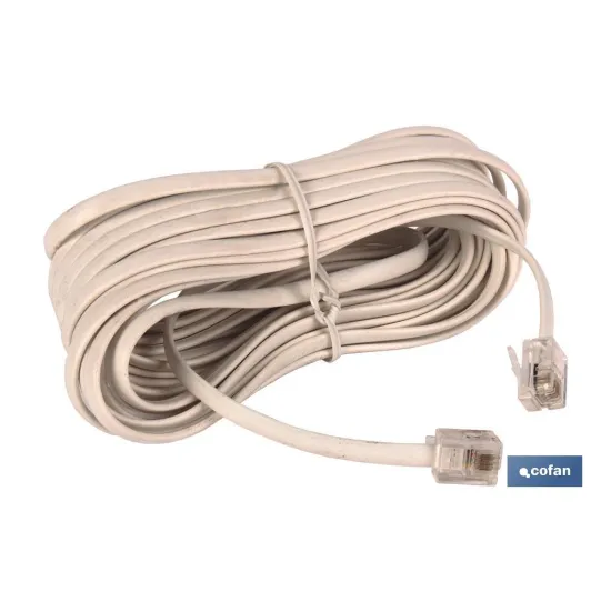 Comprar CABLE PLANO TELEFONO CON TOMAS (4.5 Cofan | almacendeferreteriacor.es