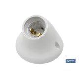 Comprar PORTALAMPARAS PARED E27 BLANCO (PAC Cofan | almacendeferreteriacor.es