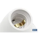 Comprar PORTALAMPARAS PARED E27 BLANCO (PAC Cofan | almacendeferreteriacor.es