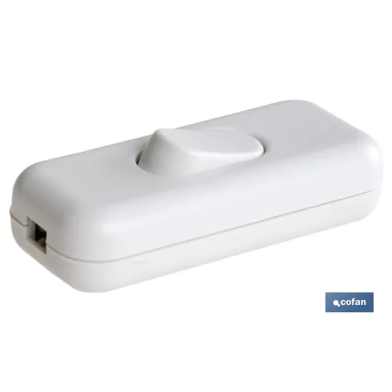Comprar INTERRUPTOR AEREO BLANCO (4A-250V)  Cofan | almacendeferreteriacor.es