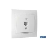 Comprar BASE TELEFONO EMPOTRAR BLANCA MODEL Cofan | almacendeferreteriacor.es