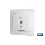 Comprar BASE TELEFONO EMPOTRAR BLANCA MODEL Cofan | almacendeferreteriacor.es