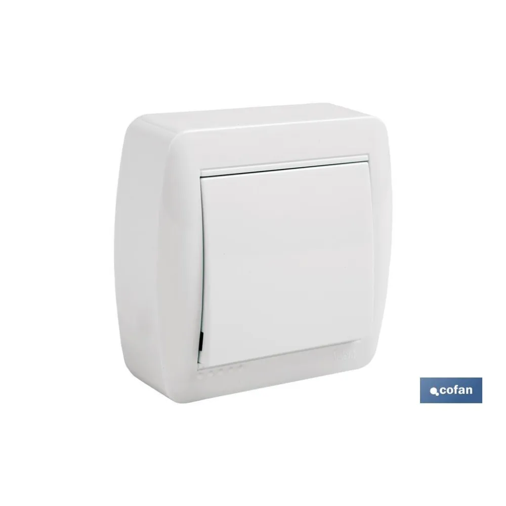 Comprar CONMUTADOR-INTERRUPTOR SUPERFICIE M Cofan | almacendeferreteriacor.es