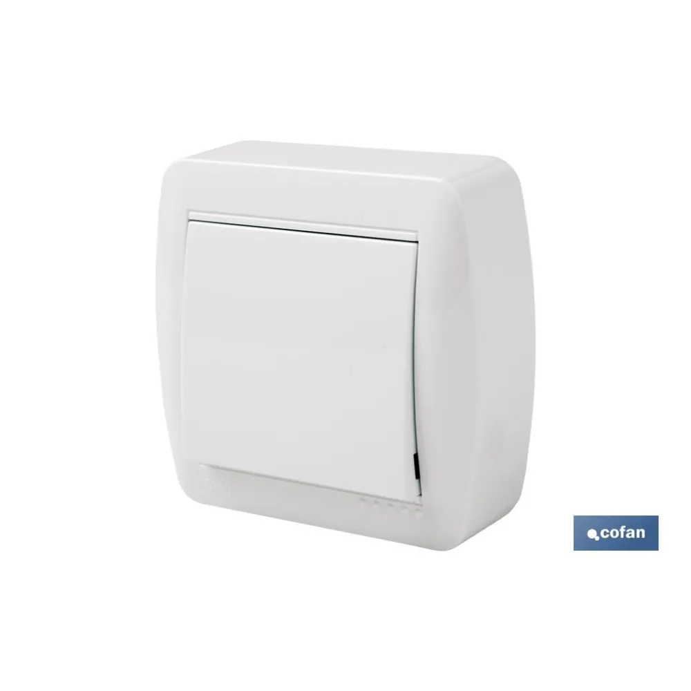 Comprar CONMUTADOR-INTERRUPTOR SUPERFICIE M Cofan | almacendeferreteriacor.es