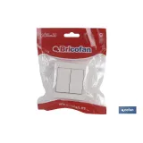 Comprar DOBLE INTERRUPTOR SUPERFICIE  MODEL Cofan | almacendeferreteriacor.es