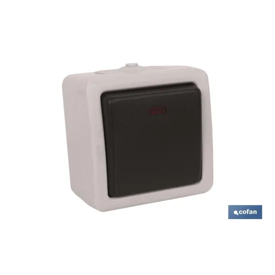 Comprar CONMUTADOR- INTERRUPTOR ESTANCO IP4 Cofan | almacendeferreteriacor.es