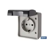 Comprar BASE ENCHUFE ESTANCO IP44 (PACK: 1  Cofan | almacendeferreteriacor.es