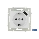 Comprar BASE ENCHUFE 2P+T CON OBTURADOR MOD Cofan | almacendeferreteriacor.es