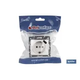 Comprar BASE ENCHUFE 2P+T CON OBTURADOR MOD Cofan | almacendeferreteriacor.es