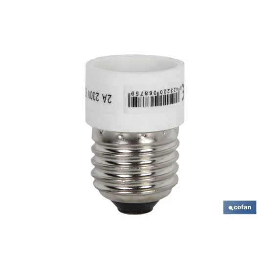 Comprar PORTALAMPARAS ADAPTADOR E27 - E14 ( Cofan | almacendeferreteriacor.es