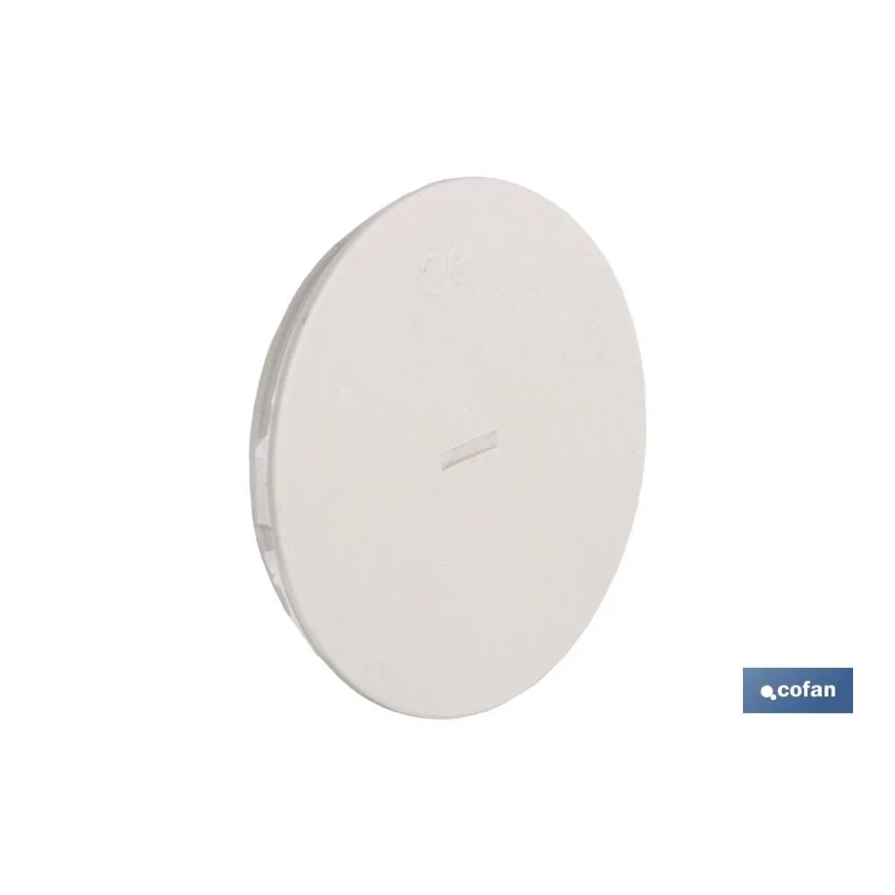 Comprar TAPA ROSCADA PARA CAJA EMPOTRAR 80X Cofan | almacendeferreteriacor.es