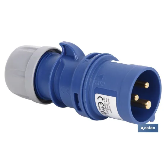 Comprar CLAVIJA INDUSTRIAL IP44 16A 230V (P Cofan | almacendeferreteriacor.es