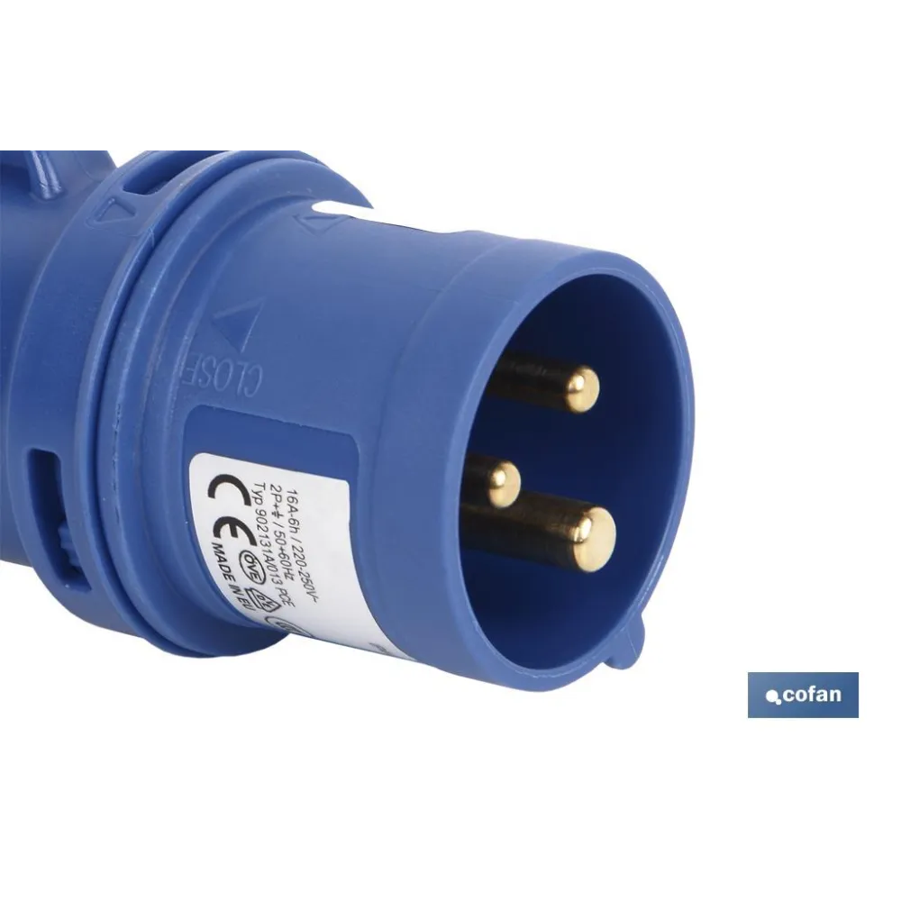 Comprar CLAVIJA INDUSTRIAL IP44 16A 230V (P Cofan | almacendeferreteriacor.es