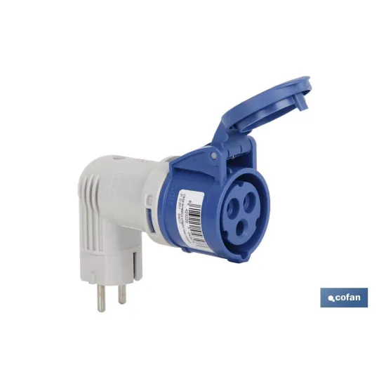 Comprar ADAPTADOR INDUSTRIAL 16A 230V IP44  Cofan | almacendeferreteriacor.es