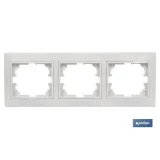 Comprar MARCO 3 ELEMENTOS HORIZONTAL BLANCO Cofan | almacendeferreteriacor.es