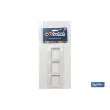 Comprar MARCO 3 ELEMENTOS HORIZONTAL BLANCO Cofan | almacendeferreteriacor.es