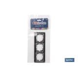 Comprar MARCO 3 ELEMENTOS HORIZONTAL BLANCO Cofan | almacendeferreteriacor.es