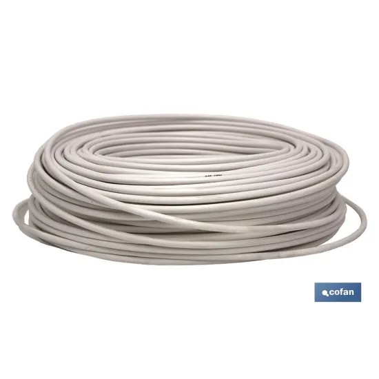 Comprar CABLE ANTENA 75 Ohm BLANCO (100 M)  Cofan | almacendeferreteriacor.es