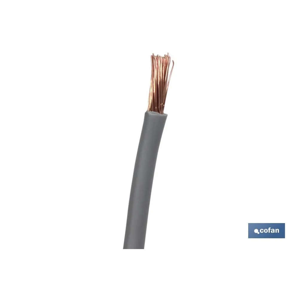 Comprar ROLLO CABLE H07V-K 1X1,5MM2 GRIS (1 Cofan | almacendeferreteriacor.es