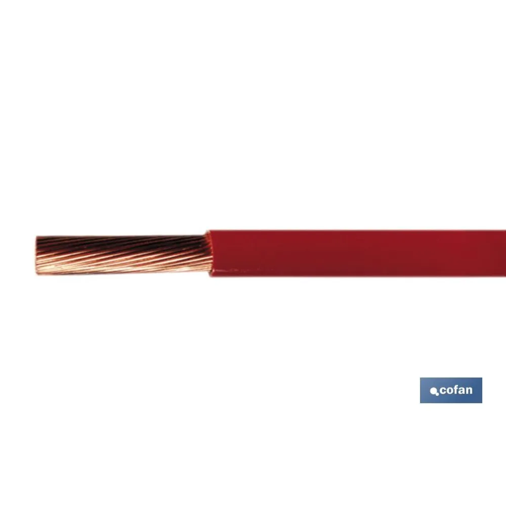 Comprar ROLLO CABLE H07V-K 1X1,5MM2 ROJO (1 Cofan | almacendeferreteriacor.es