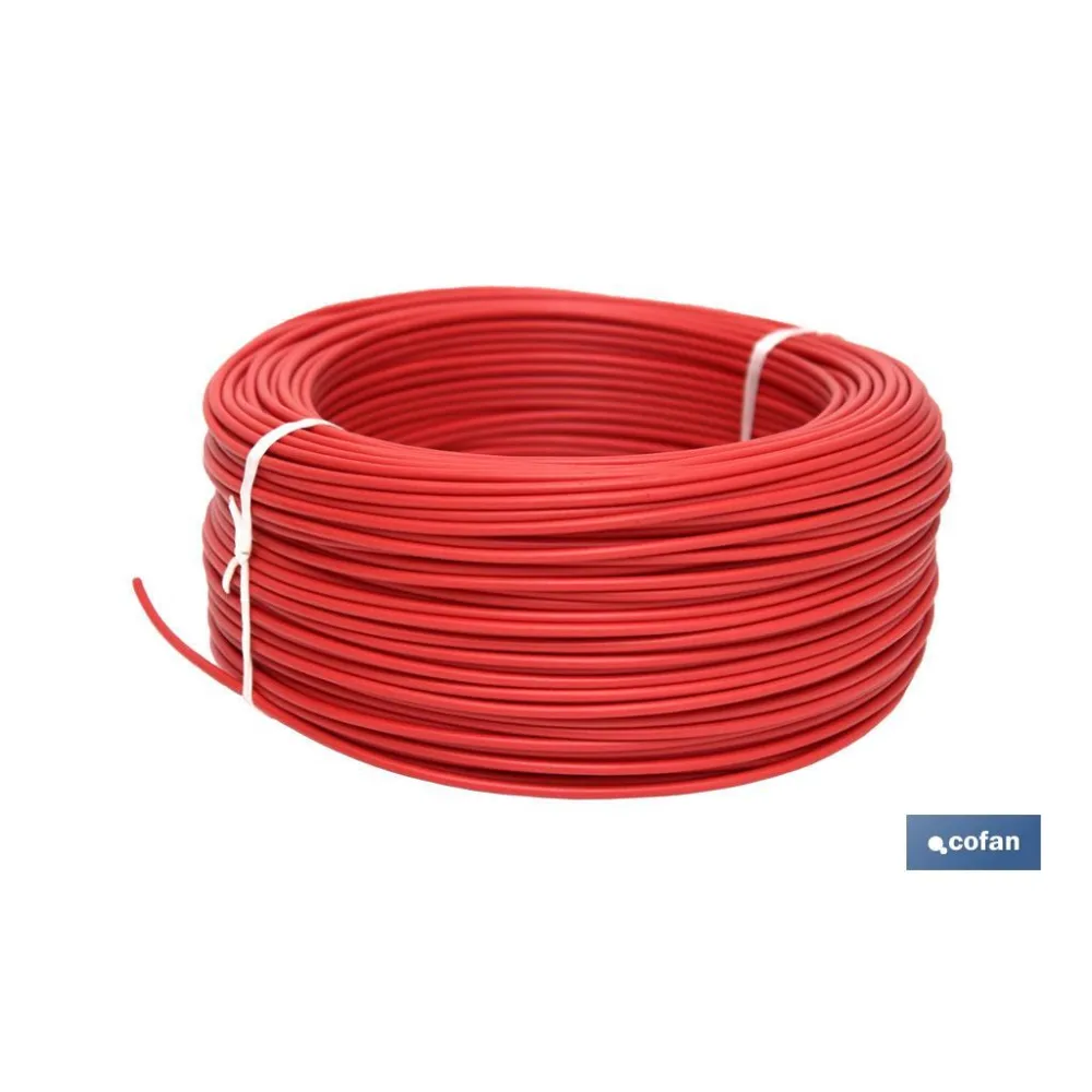 Comprar ROLLO CABLE H07V-K 1X1,5MM2 ROJO (1 Cofan | almacendeferreteriacor.es