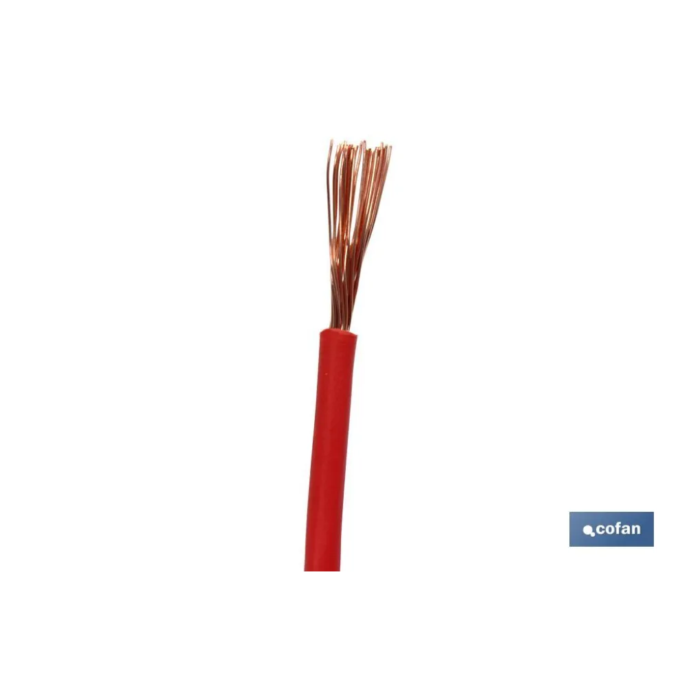 Comprar ROLLO CABLE H07V-K 1X1,5MM2 ROJO (1 Cofan | almacendeferreteriacor.es