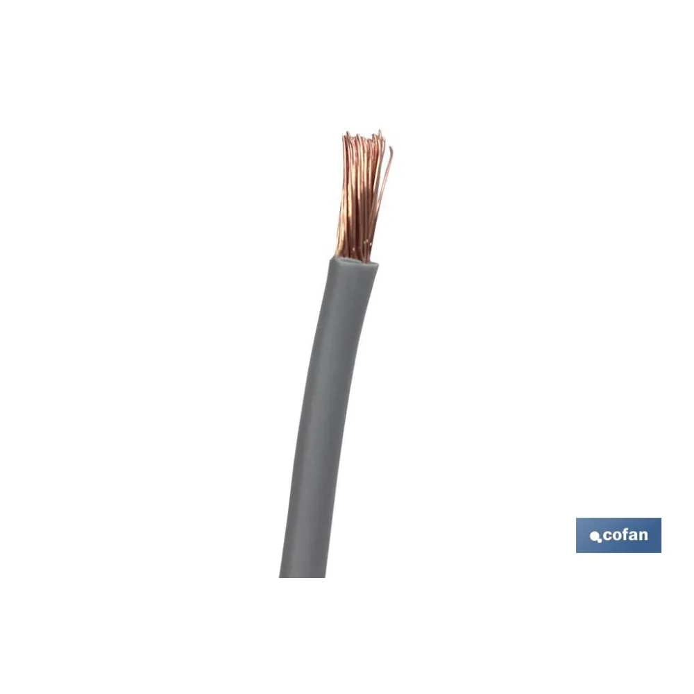 Comprar ROLLO CABLE H07V-K 1X2,5MM2 GRIS (1 Cofan | almacendeferreteriacor.es