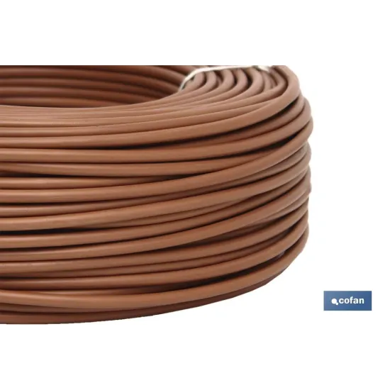 Comprar ROLLO CABLE H07V-K 1X6MM2 MARRÓN (1 Cofan | almacendeferreteriacor.es
