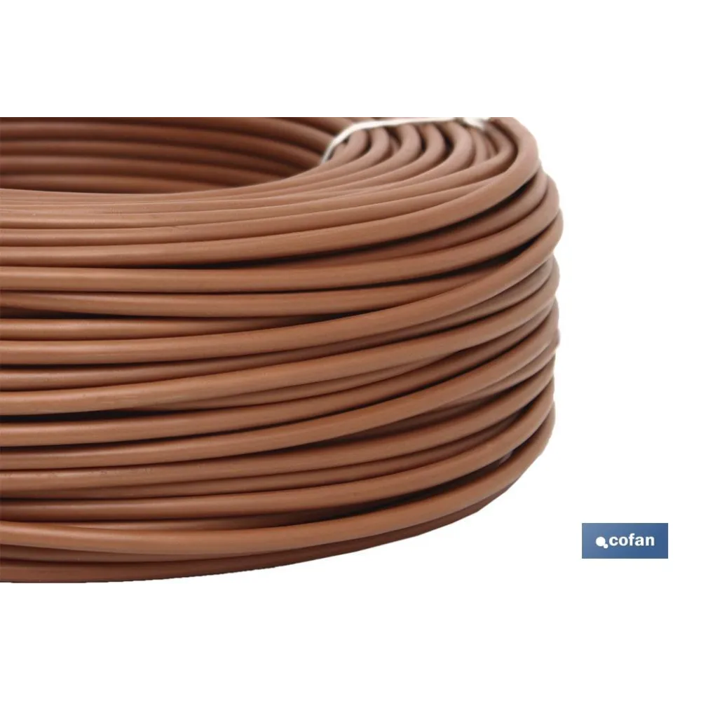 Comprar ROLLO CABLE H07V-K 1X6MM2 MARRÓN (1 Cofan | almacendeferreteriacor.es