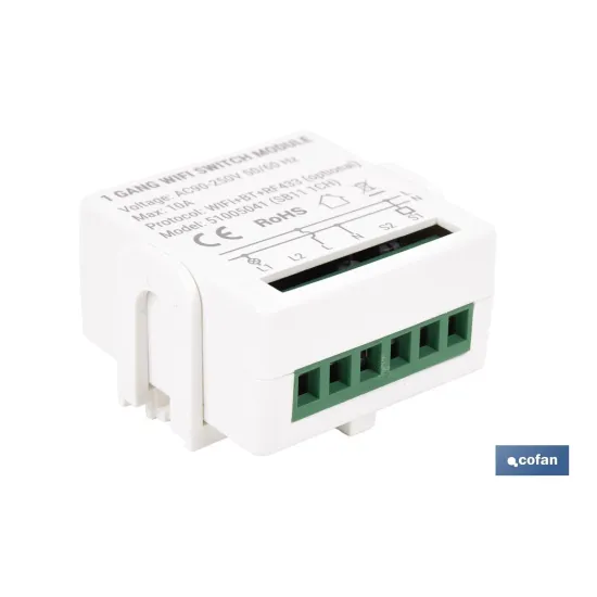 Comprar RELÈ DE 1 INTERRUPTOR WIFI (PACK: 1 Cofan | almacendeferreteriacor.es